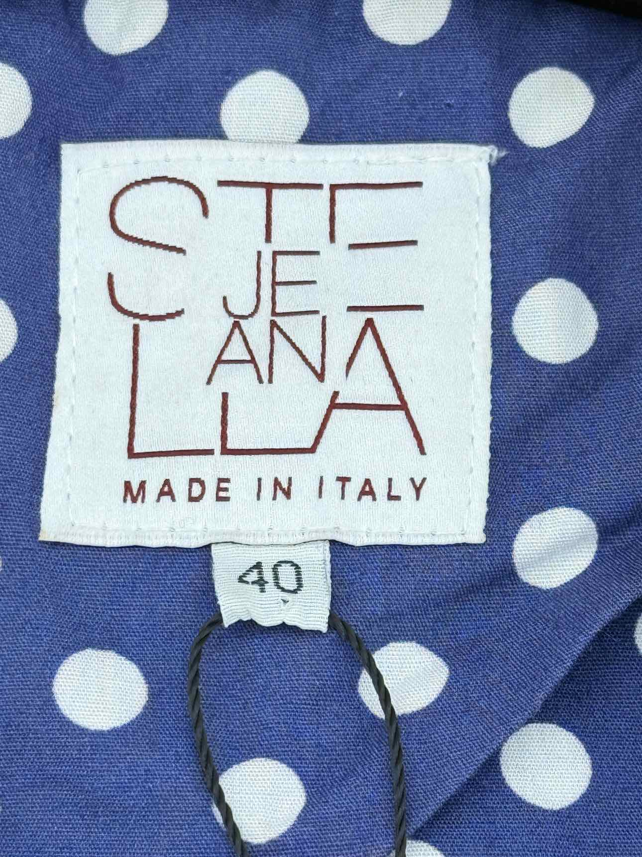 STELLA JEAN Open Front Horse Print Size US 4 Blazer