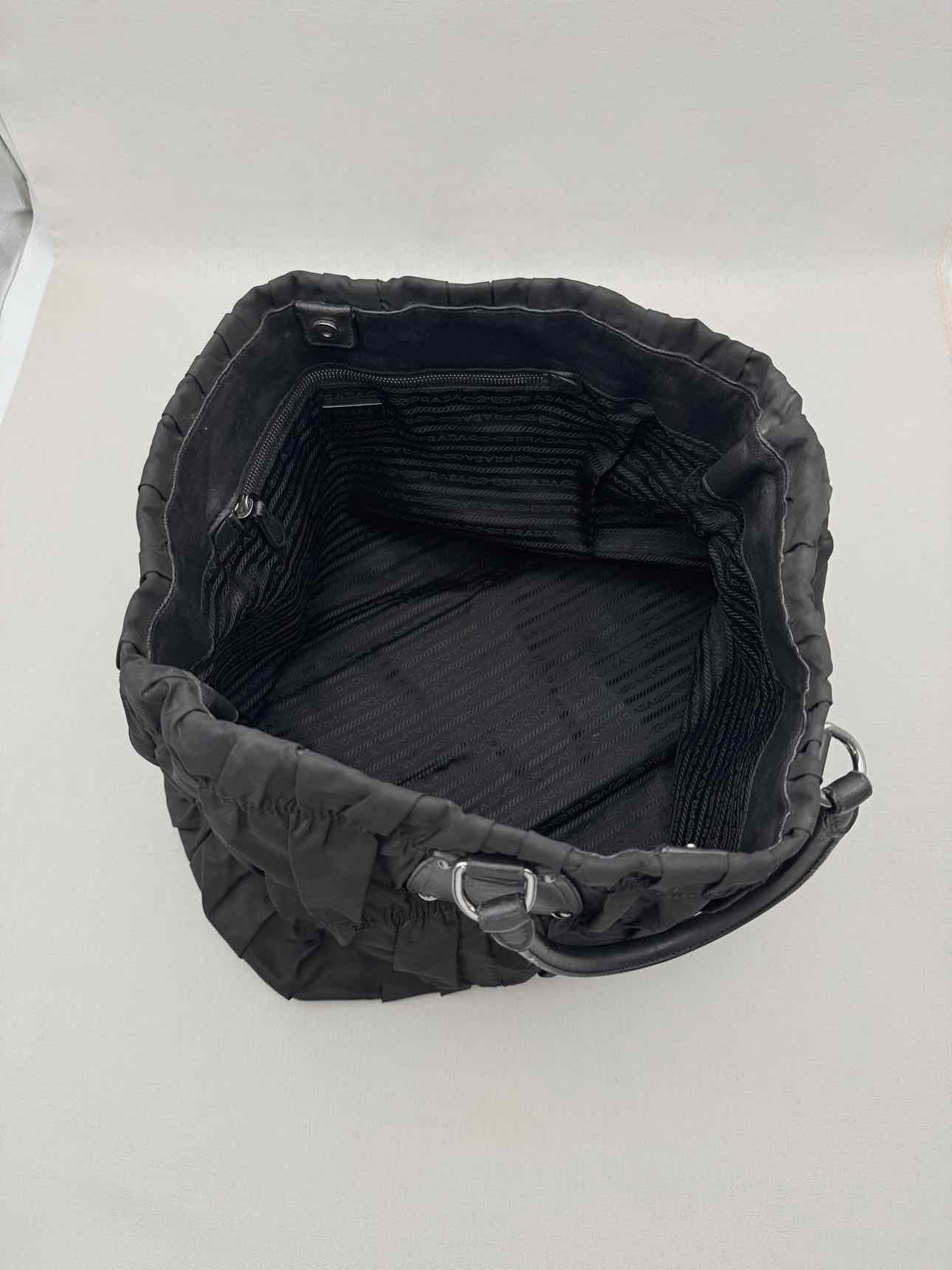 PRADA Tessuto Black Tote Bag