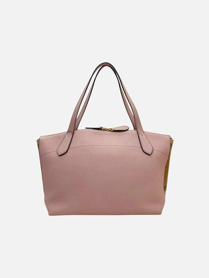 BURBERRY Dusky Pink Check Shoulder Bag