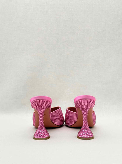 AMINA MUADDI Lupita Pink Size EU 38 Mules