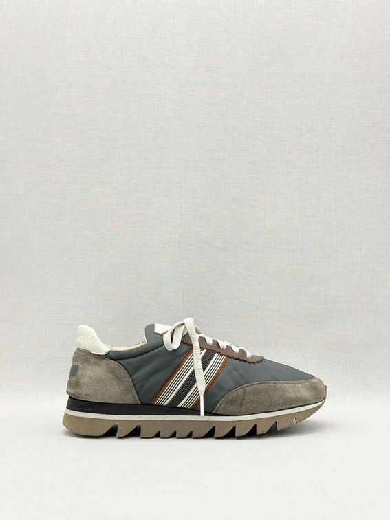 BRUNELLO CUCINELLI Green & Brown Size EU 38 Sneakers