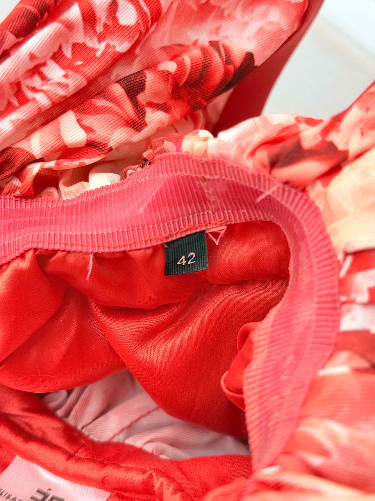 ELISABETTA FRANCHI Red & White Size US 6 Outfit Set