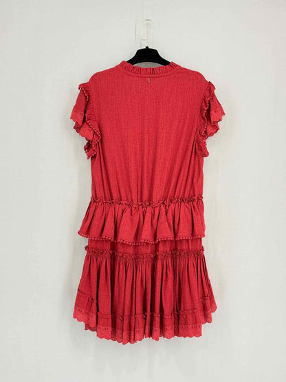 MISA Red Size Small Short Dress