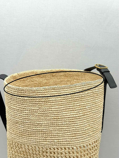 KHATIE Billie Beige Bucket Bag