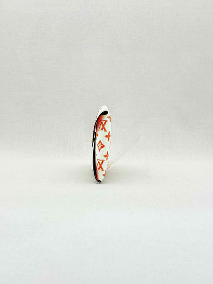 LOUIS VUITTON White Multicolor Monogram Clutch