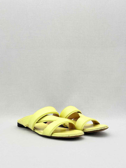 BOTTEGA VENETA The Band Yellow Size EU 40 Sandals