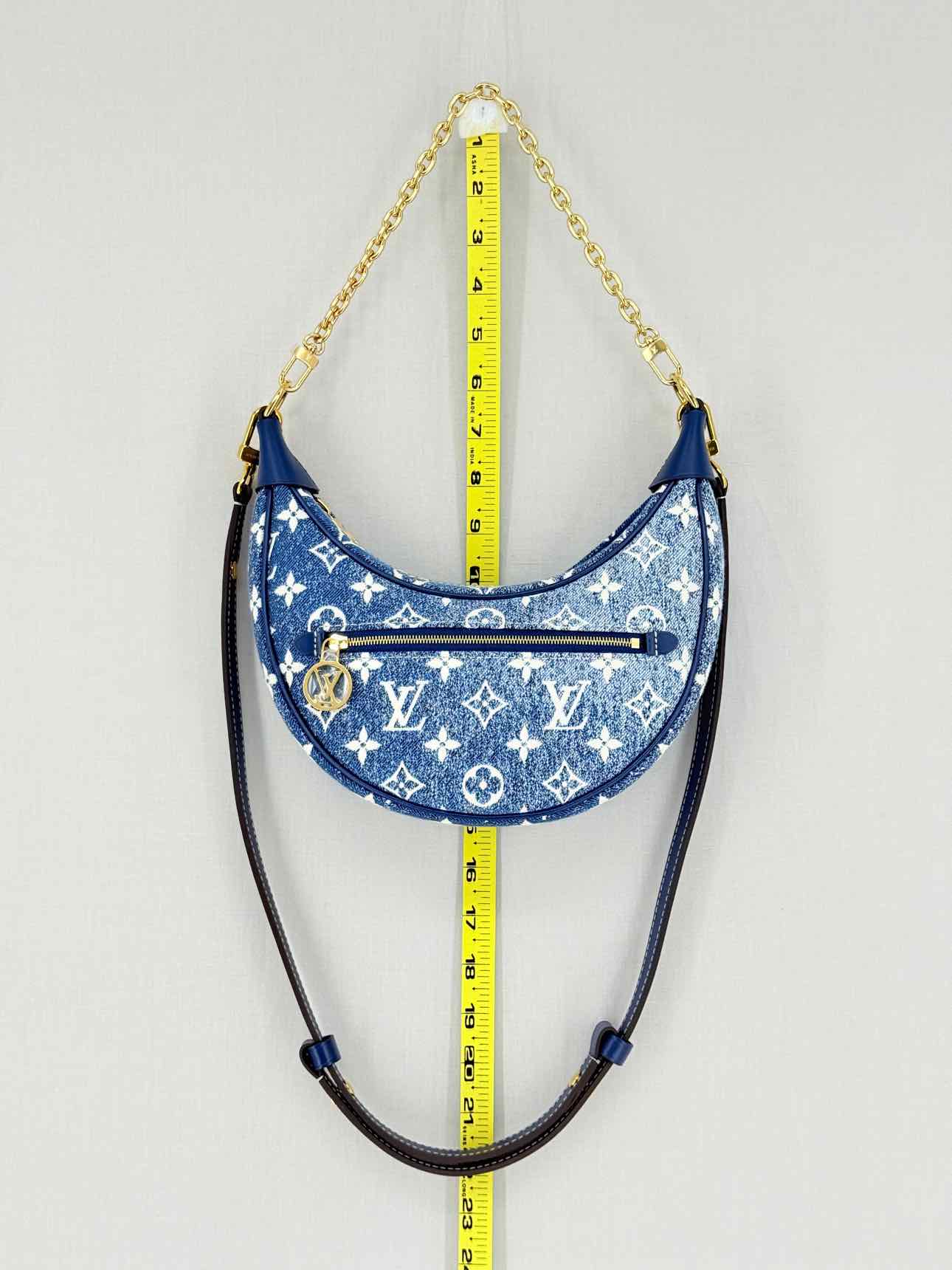 LOUIS VUITTON Loop Blue Monogram Shoulder Bag