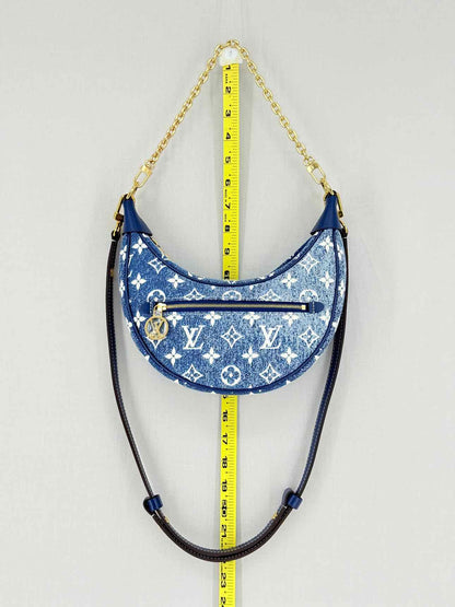 LOUIS VUITTON Loop Blue Monogram Shoulder Bag