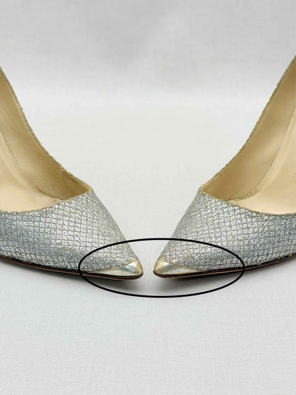 JIMMY CHOO Abel Silver Size EU 39.5 Pumps