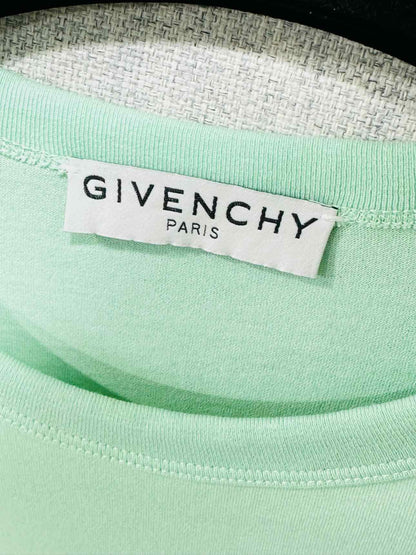 GIVENCHY Tie Dye Green Multicolor Size XSmall T-shirt
