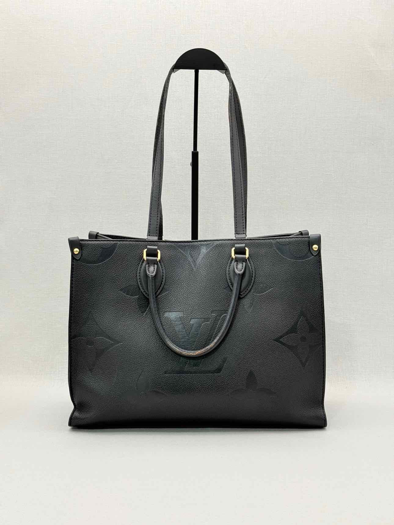 LOUIS VUITTON Onthego Black Tote Bag