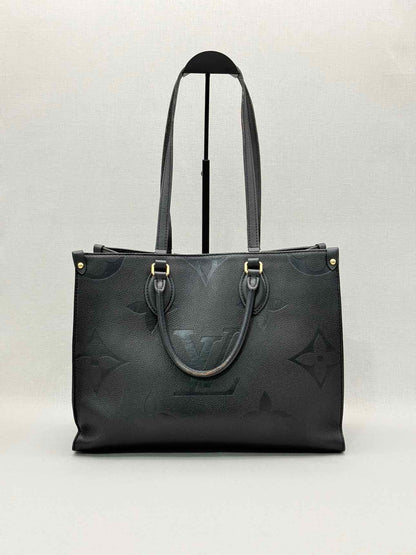 LOUIS VUITTON Onthego Black Tote Bag