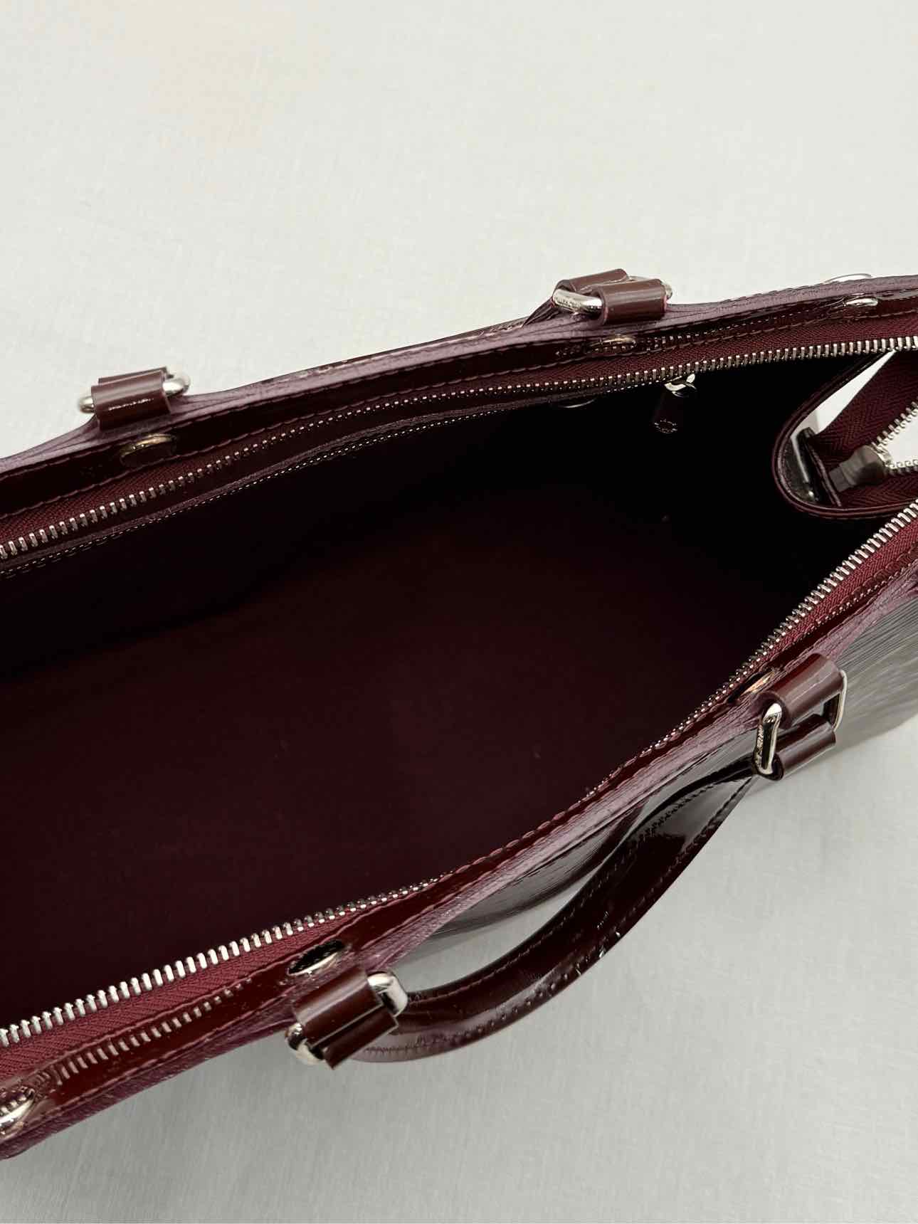 LOUIS VUITTON Brea Burgundy Top Handle