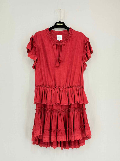 MISA Red Size Small Short Dress