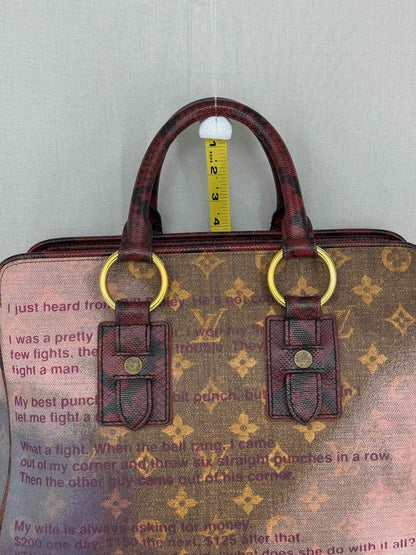 LOUIS VUITTON Brown Multicolor Monogram Top Handle