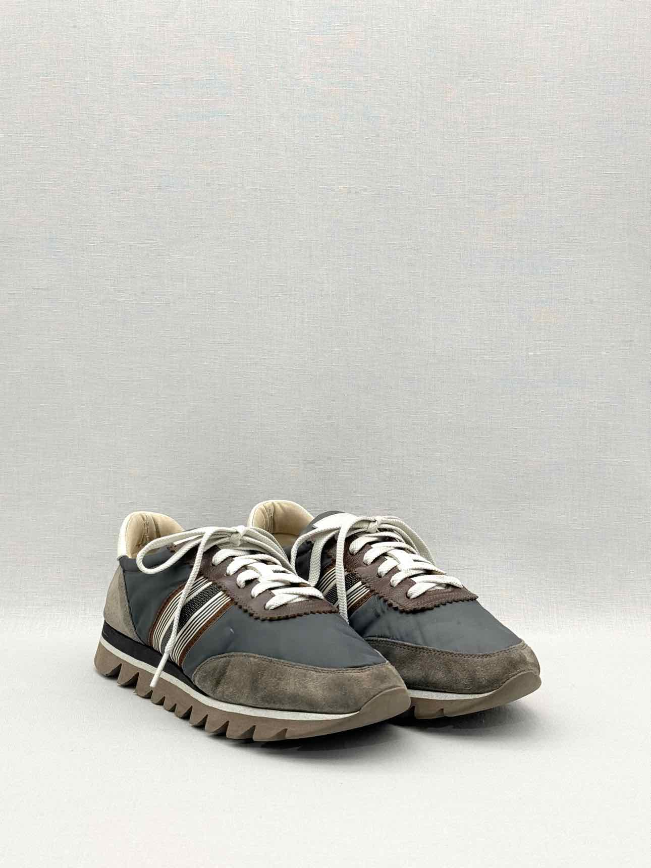 BRUNELLO CUCINELLI Green & Brown Size EU 38 Sneakers