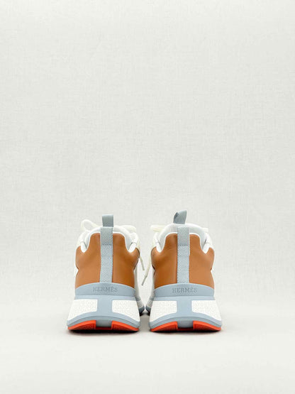 HERMES Heros Blanc / Natural Size EU 38.5 Sneakers