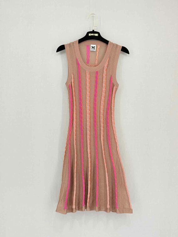 M MISSONI Brown Multicolor Size US 4 Short Dress
