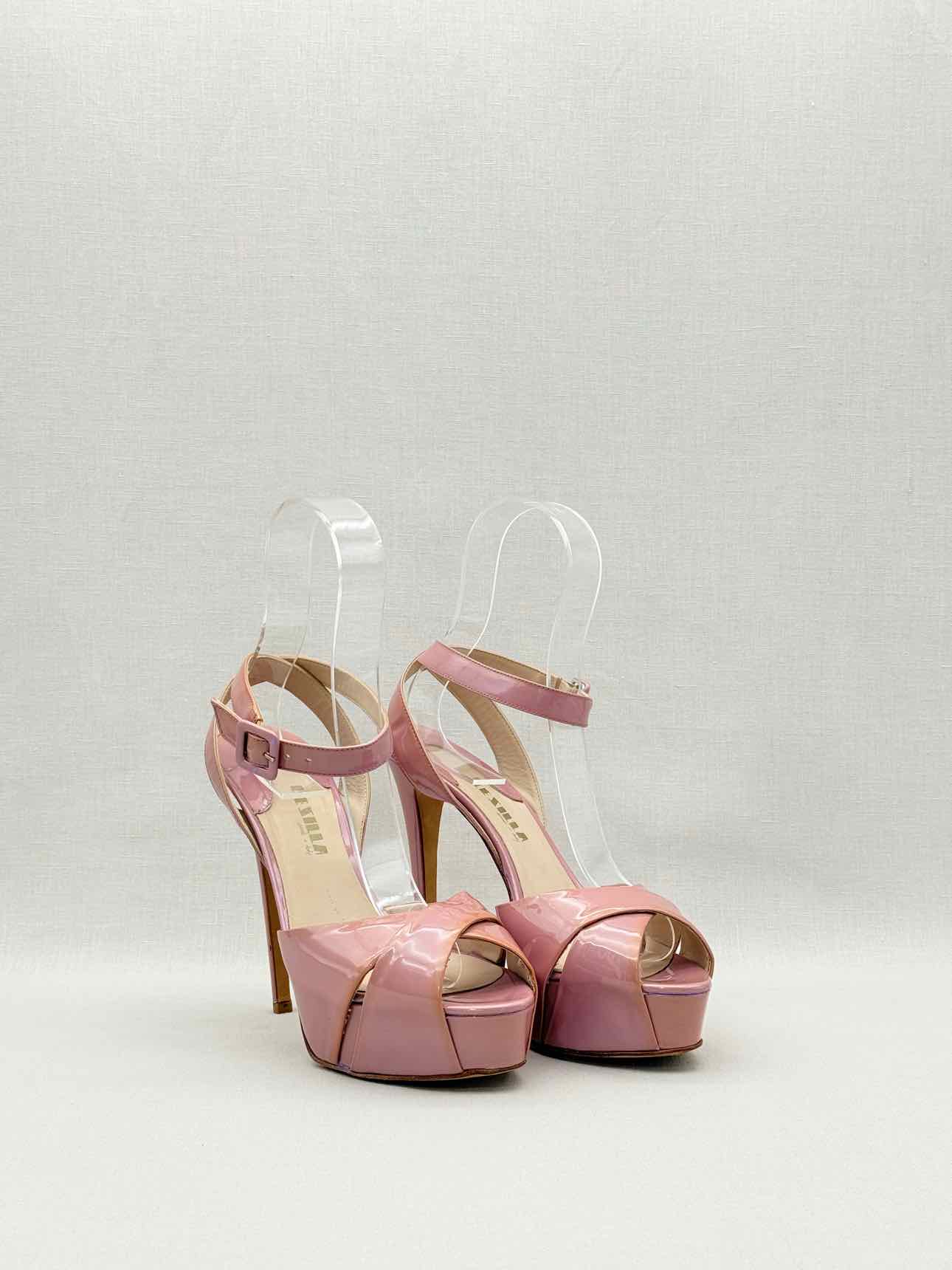 LE SILLA Pale Pink Size EU 39.5 Platform Sandals