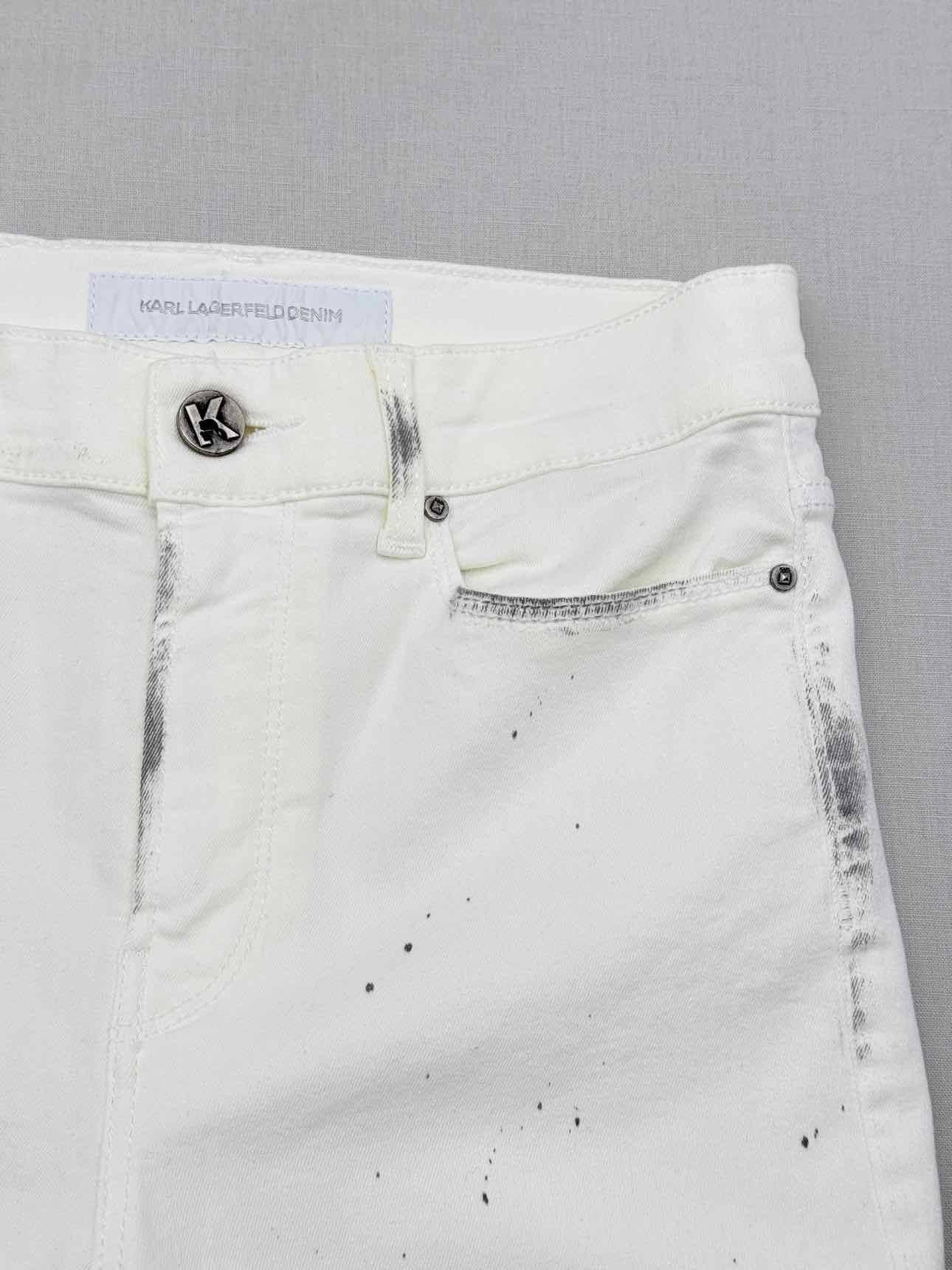 KARL LAGERFELD DENIM Off-white Size 27 Jeans