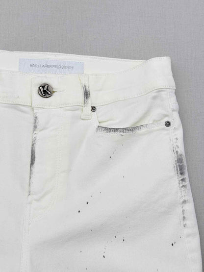 KARL LAGERFELD DENIM Off-white Size 27 Jeans