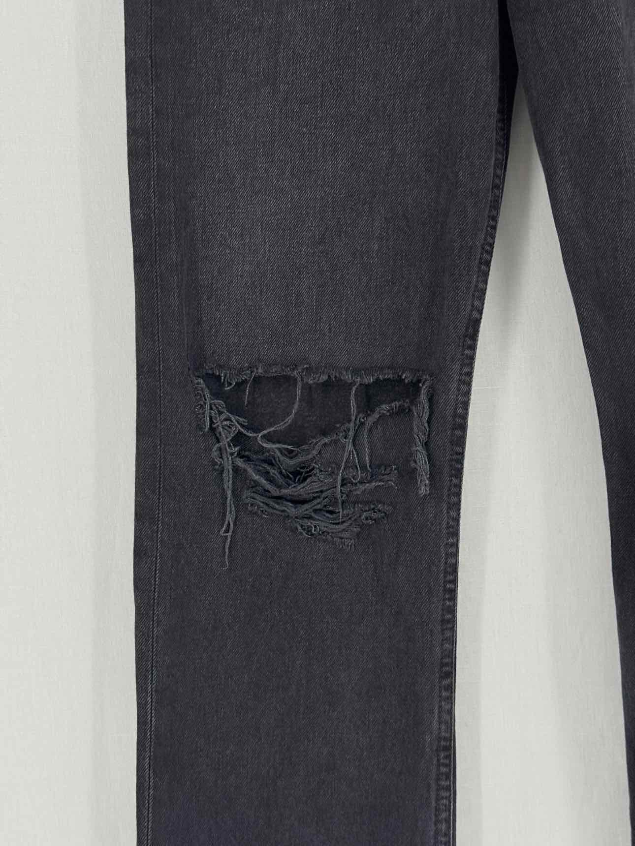 AGOLDE Black Distressed Size 24 Jeans
