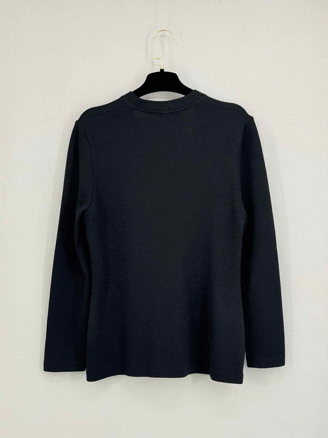 ST. JOHN Black Knit Size US 4 Cardigan