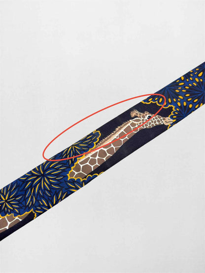 HERMES Bleu Nuit Multicolore Twill