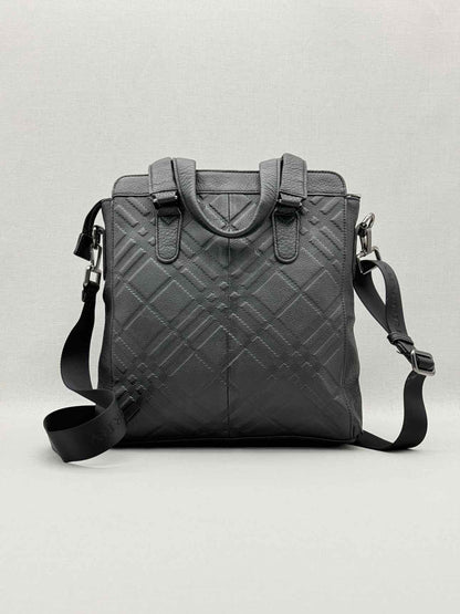 BURBERRY Black Quilted Messenger