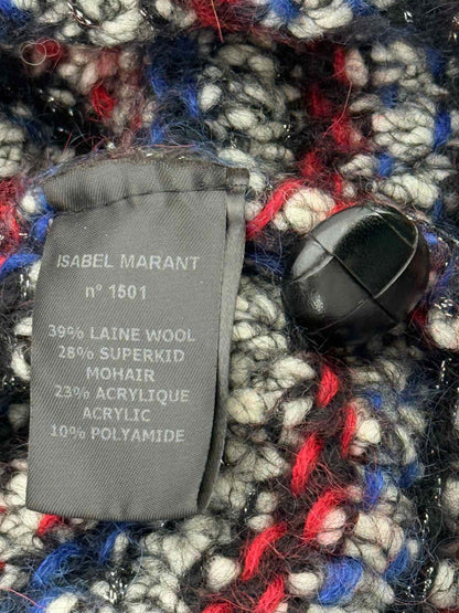 ISABEL MARANT Blue & Red Size US 2 Coat
