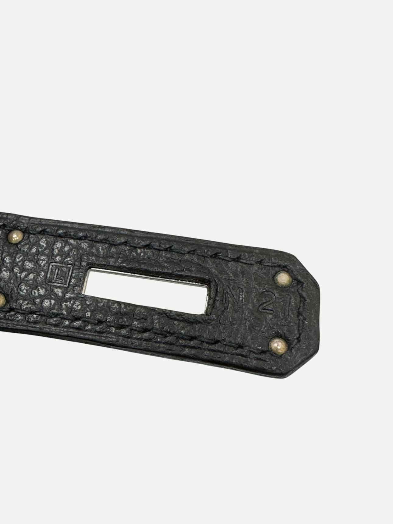 HERMES Kelly Black Top Handle