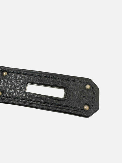 HERMES Kelly Black Top Handle