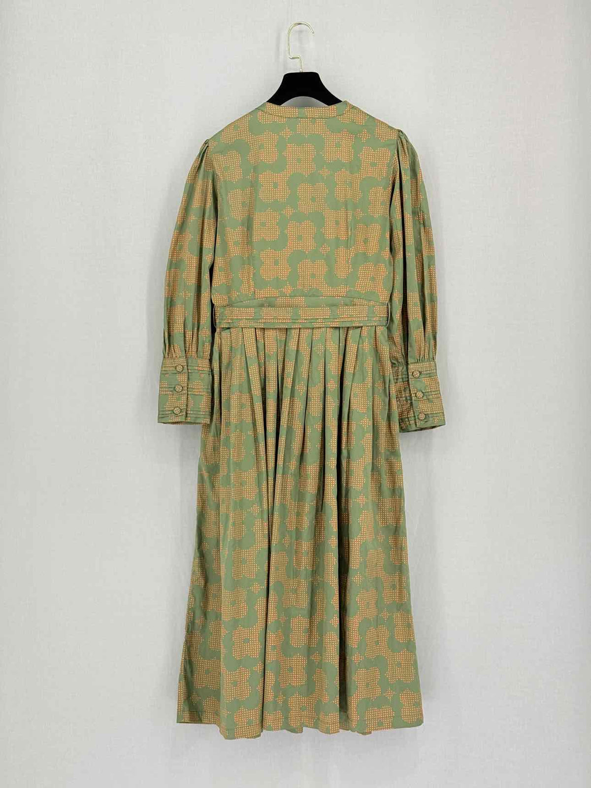 SON OF A NOBLE Zeba Green Size Small Midi Dress