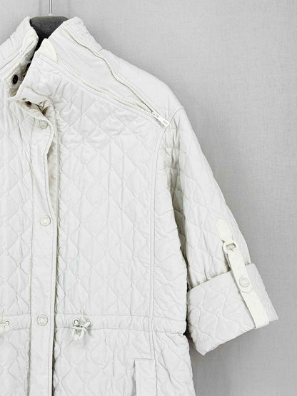 HERMES Off-white Quilted Size US 2 Jacket