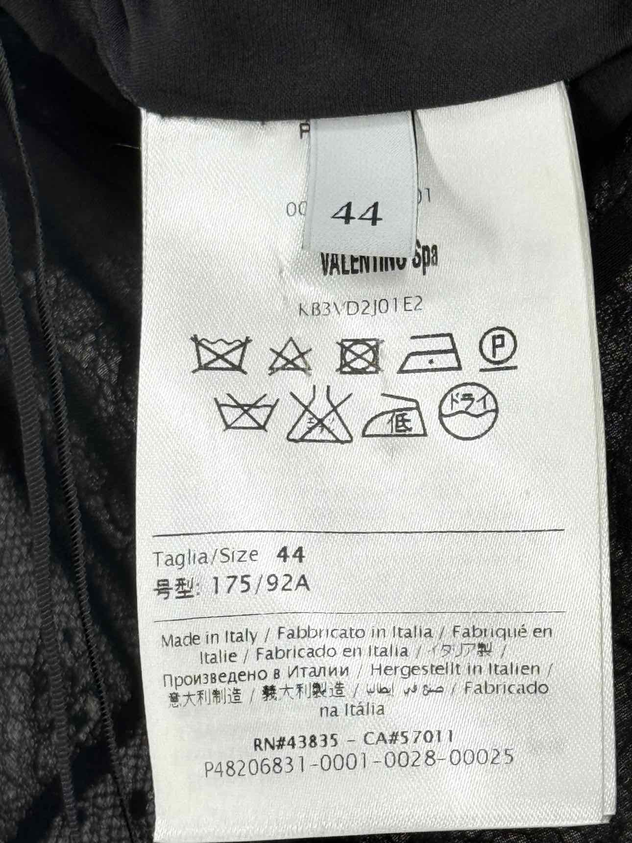 VALENTINO Black Size US 10 Midi Dress