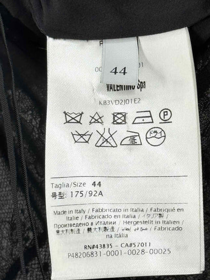 VALENTINO Black Size US 10 Midi Dress