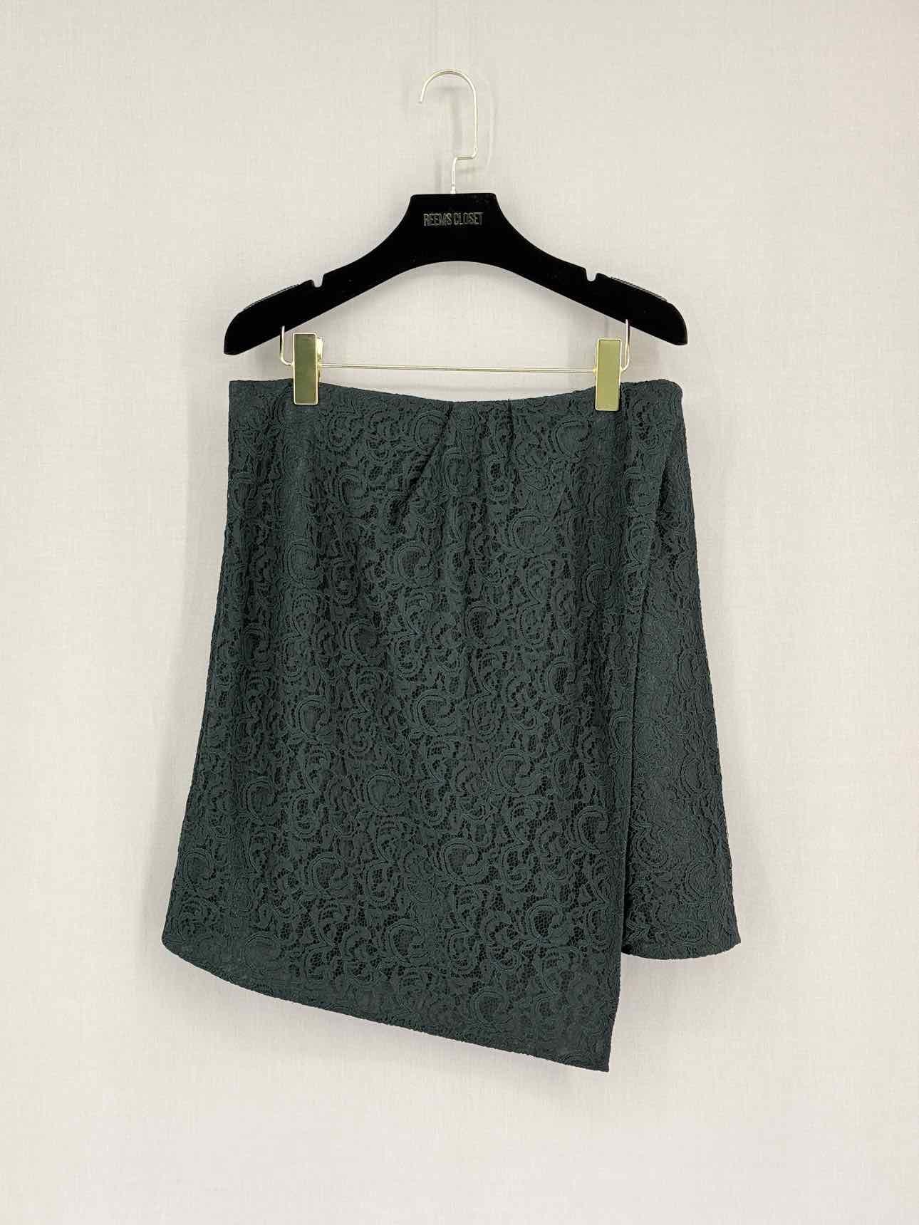 CARVEN Khaki Floral Size US 10 Mini Skirt