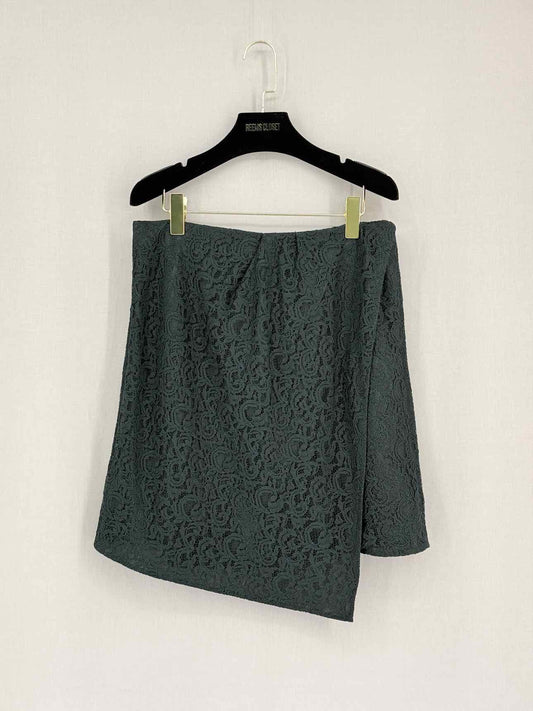 CARVEN Khaki Floral Size US 10 Mini Skirt