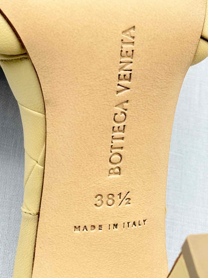 BOTTEGA VENETA Lido Beige Size EU 38.5 Mules