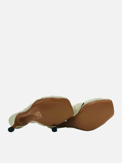 ATP ATELIER Square Toe Off-white Size EU 36 Mules