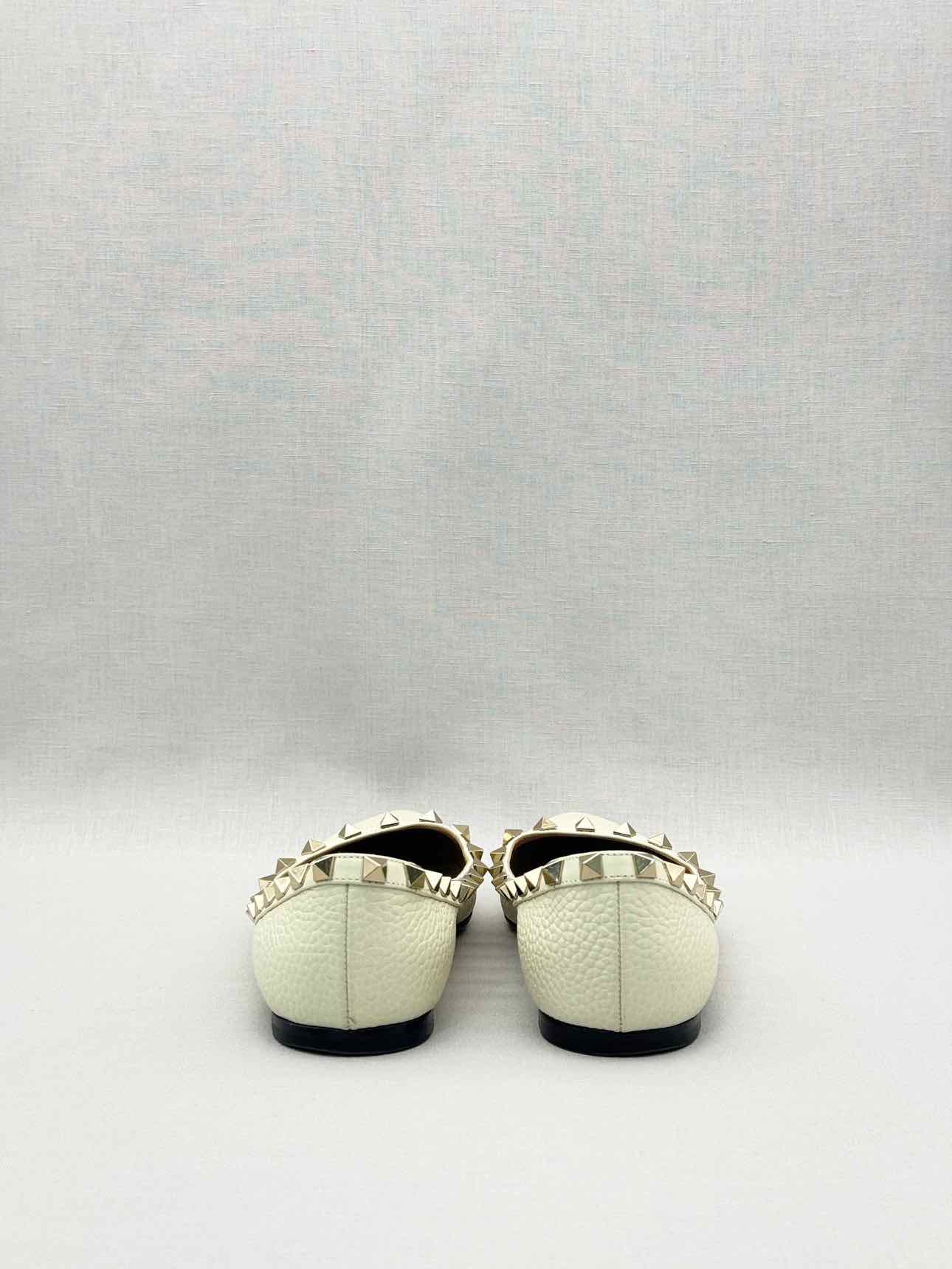 VALENTINO GARAVANI Off-white Size EU 35.5 Ballet Flats