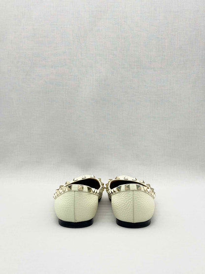 VALENTINO GARAVANI Off-white Size EU 35.5 Ballet Flats