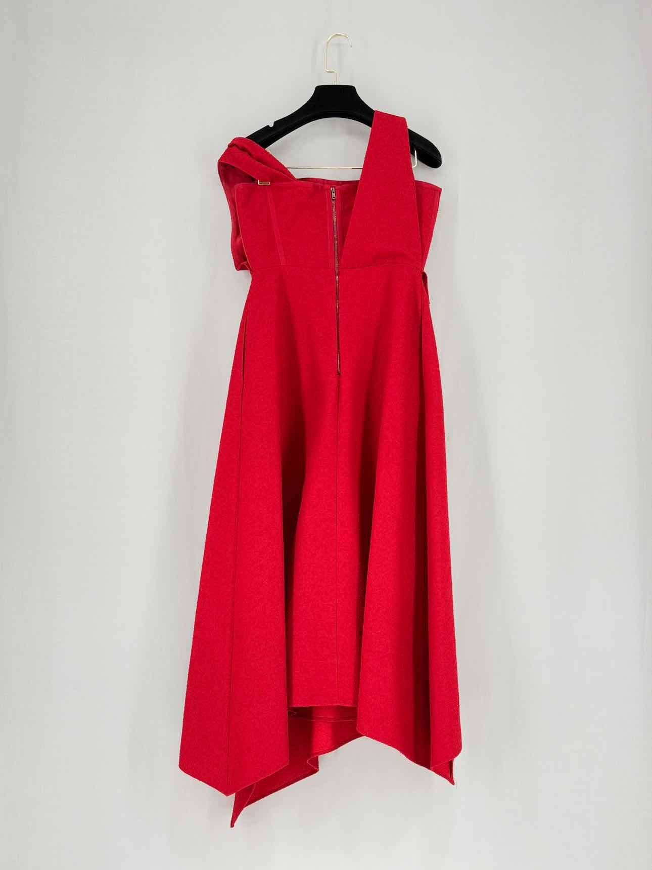 CHRISTIAN DIOR Red Size US 6 Knee Length Dress