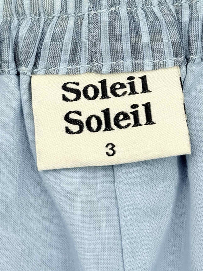 SOLEIL SOLEIL Blue Striped Size US 6/8 Outfit Set