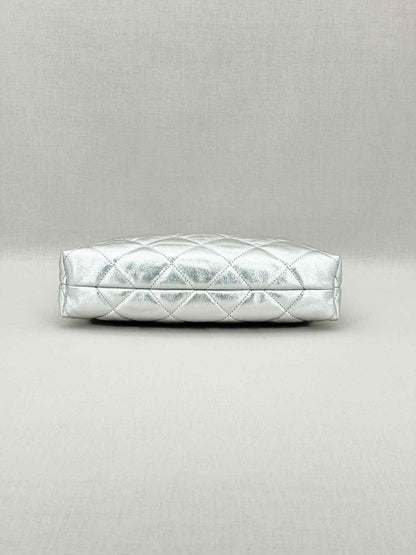 CHANEL Metallic Silver Hobo bag