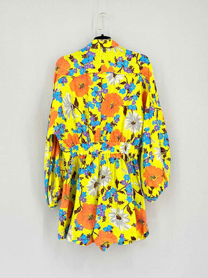 ZIMMERMANN Estelle Floral Print Size Medium Playsuit