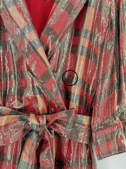 ALICE + OLIVIA Red Multicolor Size US 6 Short Dress