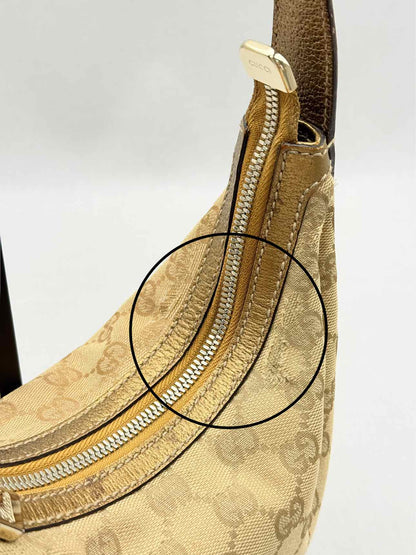 GUCCI Princy Brown & Bronze GG Monogram Hobo bag