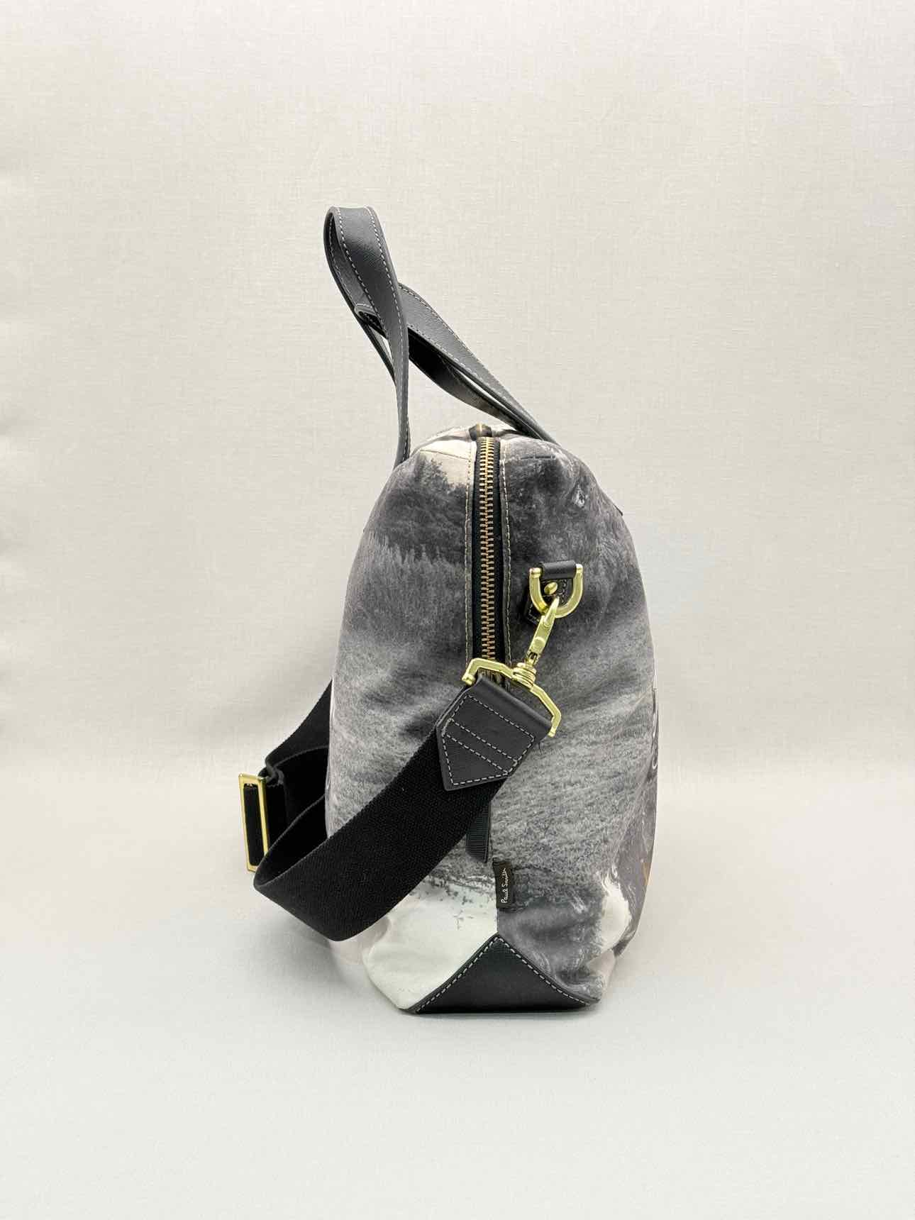 PAUL SMITH Carry on Grey Multicolor Top Handle