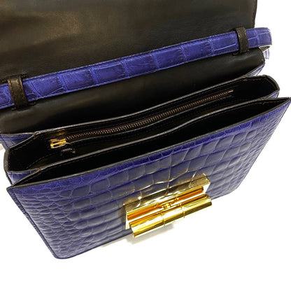 TOM FORD Natalia Purple Shoulder Bag